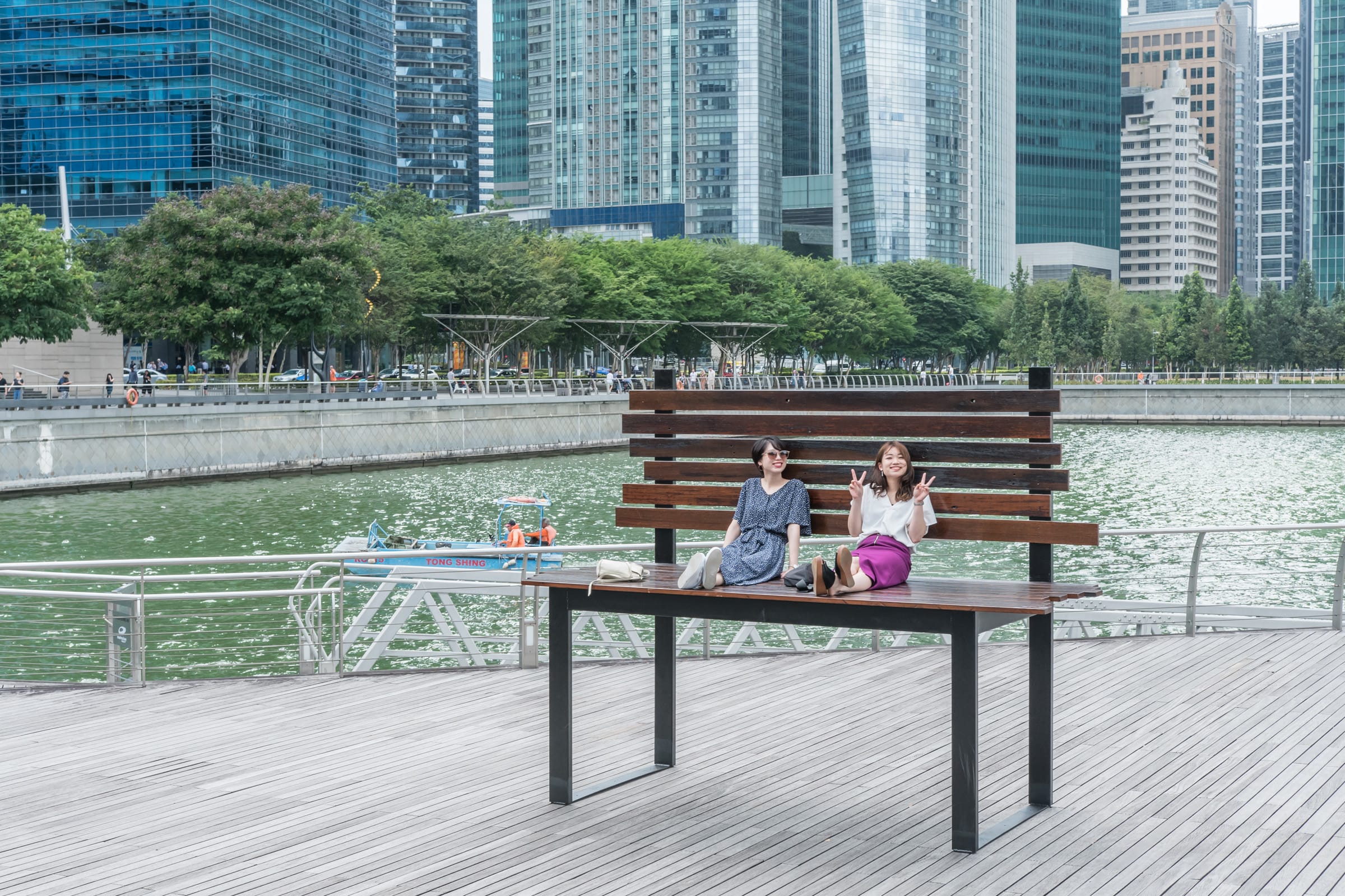 Photo of outdoor furniture at Marina Bay